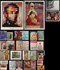 7x361 LOT OF 31 MOSTLY UNFOLDED MISCELLANEOUS POSTERS 1960s-1980s a variety of cool images!