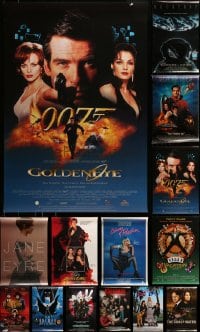7x342 LOT OF 19 UNFOLDED VIDEO POSTERS 1980s-2010s great images from a variety of movies!
