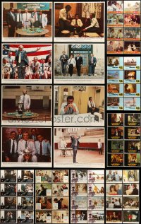 7x005 LOT OF 120 LOBBY CARDS 1970s-1980s complete sets of 8 cards from 15 different movies!