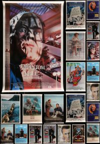 7x378 LOT OF 36 UNFOLDED MOSTLY SINGLE-SIDED 27X41 ONE-SHEETS WITH 3 OF EACH 1980s-1990s cool!