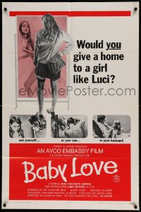 7y064 BABY LOVE 1sh 1969 would you give a home to a girl like Luci, a BAD girl!