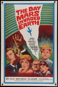 7y190 DAY MARS INVADED EARTH 1sh 1963 their brains were destroyed by alien super-minds!
