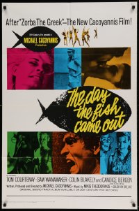 7y194 DAY THE FISH CAME OUT int'l 1sh 1967 Michael Cacoyannis, cool images of sexy Candice Bergen!