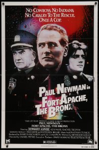 7y285 FORT APACHE THE BRONX 1sh 1981 Paul Newman & Edward Asner as New York City cops!