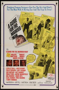 7y330 GUIDE FOR THE MARRIED MAN 1sh 1967 written by America's most famous swingers!