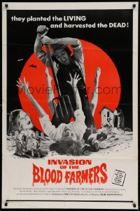 7y416 INVASION OF THE BLOOD FARMERS 1sh 1972 they planted the LIVING and harvested the DEAD!