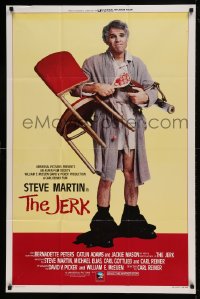 7y431 JERK int'l 1sh 1979 Steve Martin is the son of a poor black sharecropper!