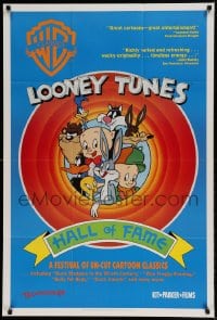 7y491 LOONEY TUNES HALL OF FAME 1sh 1991 Bugs Bunny, Daffy Duck, Elmer Fudd, Porky Pig!