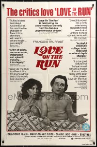 7y496 LOVE ON THE RUN 1sh 1979 Francois Truffaut's L'Amour en Fuite, Jean-Pierre Leaud