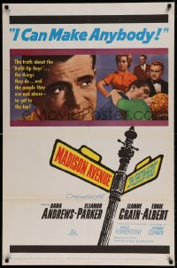 7y508 MADISON AVENUE 1sh 1961 Dana Andrews wants Eleanor Parker to be nice to him!