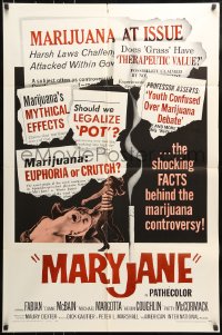 7y527 MARYJANE 1sh 1968 5 kids smoked, 2 are in the hospital, 1 in jail, others blown their minds!