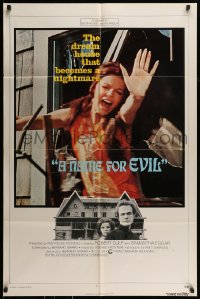 7y581 NAME FOR EVIL 1sh 1973 sexy Samantha Eggar in the dream house that becomes a nightmare!
