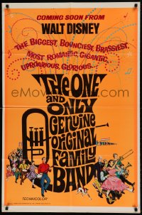 7y618 ONE & ONLY GENUINE ORIGINAL FAMILY BAND advance 1sh 1968 laughingest star-spangled hullabaloo!
