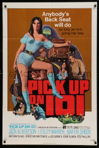 7y647 PICK UP ON 101 1sh 1972 sexy Lesley Ann Warren knows where she wants to go!