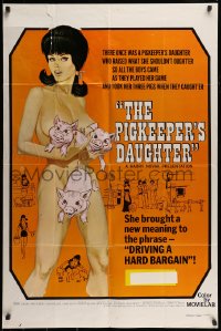 7y648 PIGKEEPER'S DAUGHTER 1sh 1972 she brought new meaning to driving a hard bargain!