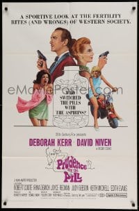 7y679 PRUDENCE & THE PILL 1sh 1968 Deborah Kerr, David Niven, Judy Geeson, birth control comedy!