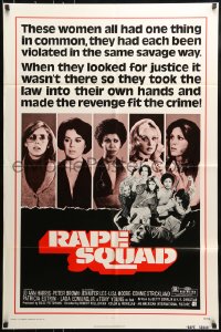 7y692 RAPE SQUAD 1sh 1974 AIP, Act of Vengeance, these women were violated in the same savage way!