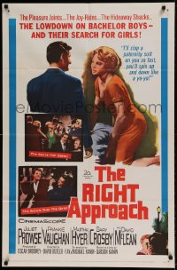 7y712 RIGHT APPROACH 1sh 1961 a report on the things bachelor boys do to get the sexy girls!