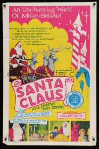 7y737 SANTA CLAUS 1sh R1969 wonderful Christmas images of Santa Claus & Devil!