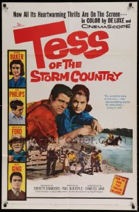7y874 TESS OF THE STORM COUNTRY 1sh 1960 Diane Baker, a story of first love!