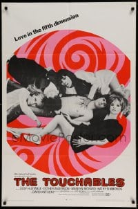 7y911 TOUCHABLES 1sh 1968 Judy Huxtable in five-way love, psychedelic love in the fifth dimension!