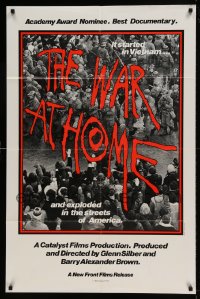 7y947 WAR AT HOME 1sh 1979 Best Documentary Academy Award winner!