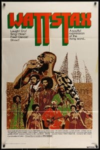 7y950 WATTSTAX 1sh 1973 Isaac Hayes, Richard Pryor, soul music concert!