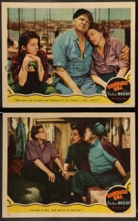 7z887 BARNACLE BILL 2 LCs 1941 Leo Carrillo, Wallace Beery & Marjorie Main, Virginia Weidler!