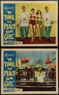 7z986 TIME, THE PLACE & THE GIRL 2 LCs 1946 Dennis Morgan, Jack Carson, Janis Paige, Martha Vickers!