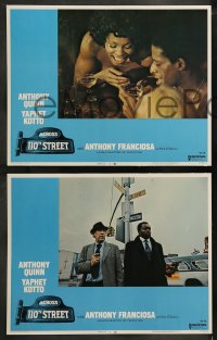 7z039 ACROSS 110th STREET 8 LCs 1972 Anthony Quinn, Yaphet Kotto, Anthony Franciosa, Antonio Fargas!