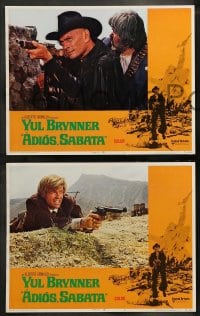 7z040 ADIOS SABATA 8 LCs 1971 Yul Brynner aims to kill, and his gun does the rest, spaghetti western
