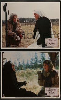 7z043 AGNES OF GOD 8 LCs 1985 directed by Norman Jewison, Jane Fonda, nun Meg Tilly!