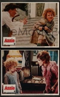 7z052 ANNIE 8 LCs 1982 cute Aileen Quinn in the title role, Carol Burnett, Albert Finney!