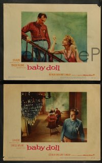7z655 BABY DOLL 5 LCs 1957 Elia Kazan, classic images of sexy troubled teen Carroll Baker!