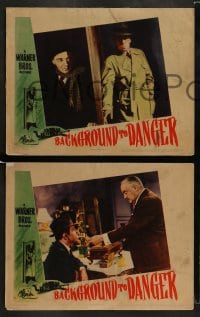 7z794 BACKGROUND TO DANGER 3 LCs 1949 George Raft, Sydney Greenstreet & Peter Lorre in Turkey!