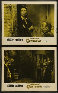 7z795 BAREFOOT CONTESSA 3 LCs R1960 images of Humphrey Bogart & sexy Ava Gardner!
