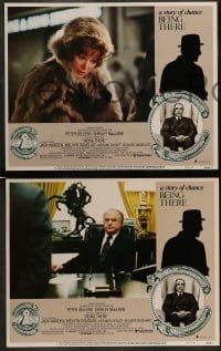 7z797 BEING THERE 3 LCs 1980 Jack Warden, Shirley MacLaine, Hal Ashby, a story of chance!
