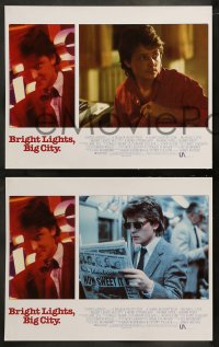 7z094 BRIGHT LIGHTS BIG CITY 8 LCs 1988 Michael J. Fox & Kiefer Sutherland in New York City!