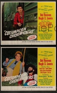 7z126 COTTONPICKIN' CHICKENPICKERS 8 LCs 1967 wacky moonshiners Del Reeves & Hugh X. Lewis!