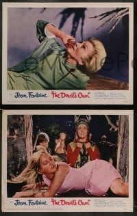 7z812 DEVIL'S OWN 3 LCs 1967 Hammer, Joan Fontaine, what does it do to the unsuspecting?