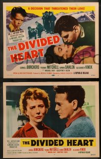 7z147 DIVIDED HEART 8 LCs 1955 Chrichton, Cornell Borchers gives up her child in World War II!