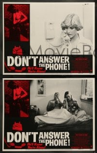 7z151 DON'T ANSWER THE PHONE 8 LCs 1980 he'll know you're alone, Nicholas Worth terrorizes women!