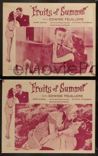 7z727 FRUITS OF SUMMER 4 LCs 1955 sexiest French Etchika Choreau is as naughty as the law allows!