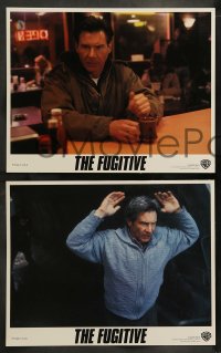 7z186 FUGITIVE 8 LCs 1993 escaped convict Harrison Ford is on the run from Tommy Lee Jones!