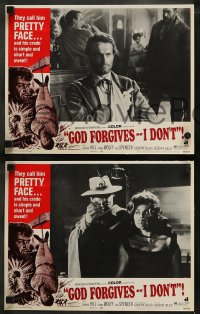 7z196 GOD FORGIVES I DON'T 8 LCs 1969 cool images of gunslinger Terence Hill!