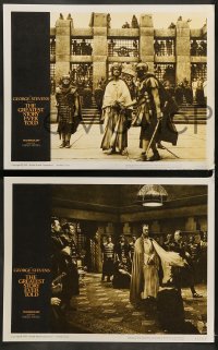 7z203 GREATEST STORY EVER TOLD 8 LCs 1965 Max Von Sydow as Jesus, John Wayne as The Centurion!