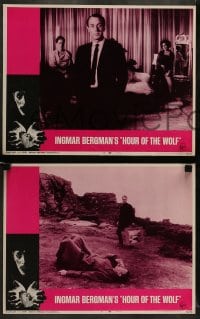 7z827 HOUR OF THE WOLF 3 LCs 1968 Ingmar Bergman's Vargtimmen, Liv Ullmann, Max Von Sydow!