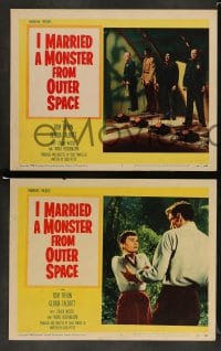 7z674 I MARRIED A MONSTER FROM OUTER SPACE 5 LCs 1958 Gloria Talbott's husband Tom Tryon is an alien