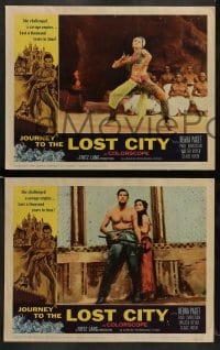 7z263 JOURNEY TO THE LOST CITY 8 LCs 1960 directed by Fritz Lang, sexy Indian Debra Paget!