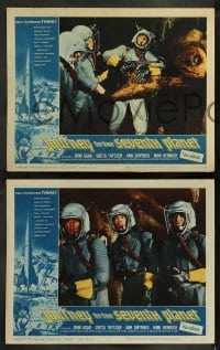 7z835 JOURNEY TO THE SEVENTH PLANET 3 LCs 1961 astronaut John Agar goes to Uranus!
